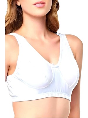 Uniquetrenders Kadın Pamuklu Penye Yarım Atlet Sütyen 6 Adet