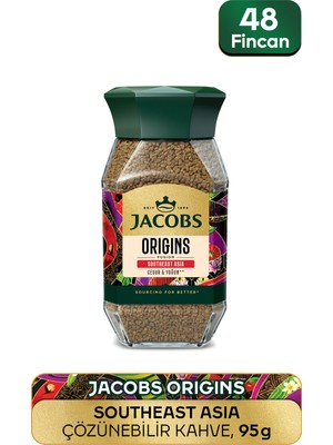 Jacobs Origin Southeast Granül Kahve Cam Kavanoz 95 gr