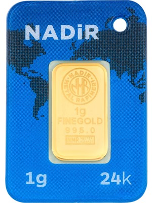 Nadir Gold 24 Ayar Külçe Gram Altın 1 Gr.