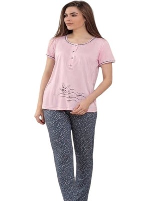 Pelin 2207-PELIN Bayan Pijama Takımı-Gripembe