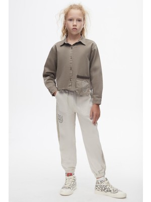 Nk Kids Kız Gömlek Pantolon Takım 24KNK3781457811