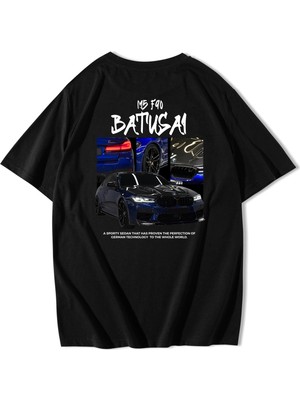 BRZ Collection Oversize Bmw M5 Siyah T-Shirt