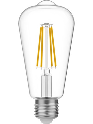 Cata CT-4353 - 8W 3200K Günışığı | LED Filament Rustik Ampul - E27