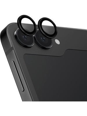 UNIQ Better By Design Samsung Galaxy Z Flip 6 Lens Koruyucu Optix Serisi True Hd Netlik 9h Koruma Alüminyum Çerçeve