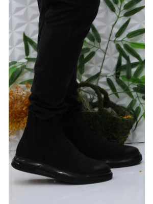 Hammer Jack 24895 Siyah Nubuk Orijinal Ürün Hakiki Deri Chelsea Erkek Bot