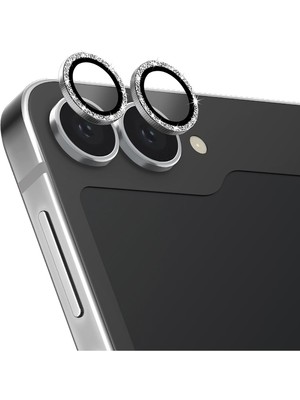 UNIQ Better By Design Samsung Galaxy Z Flip 6 Lens Koruyucu Optix Serisi True Hd Netlik 9h Koruma Alüminyum Çerçeve