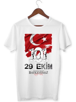 Cumhuriyet Bayram Tişört 101.YIL T-Shirt