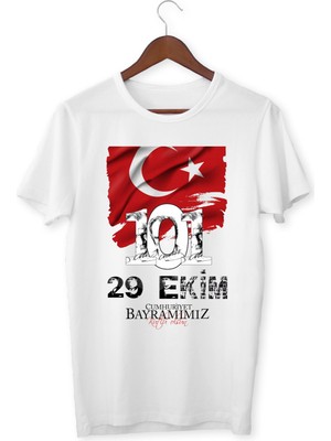 Alpşan Ticaret Cumhuriyet Bayram Tişört 101.YIL T-Shirt