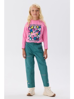 Beverly Hills Polo Club  Kız Çocuk Yeşil Pantolon