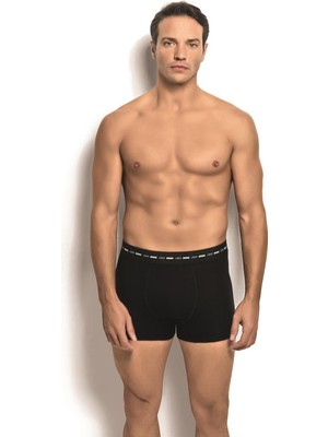 Erkek Bambu Siyah 3'lü Boxer 282