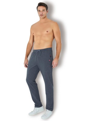 Erkek Antrasit İki İplik Eşofman Altı 2058