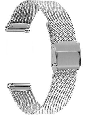 Cobra 20MM Fossil-Welder-Casio-Seiko-Omega-Armani Saat Uyumlu Kalın Metal Hasır Saat Kordonu KLNHSR20