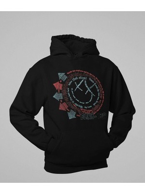 Sevbano Tasarım BLINK-182 Baskılı Unisex Oversize Hoodie