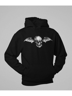 Sevbano Rock Metal Müzik Grubu Baskılı  Oversize Avenged Sevenfold Hoodie