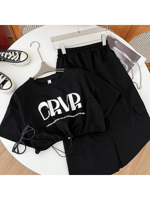 Kız Çocuk Siyah Eşofman Takımı