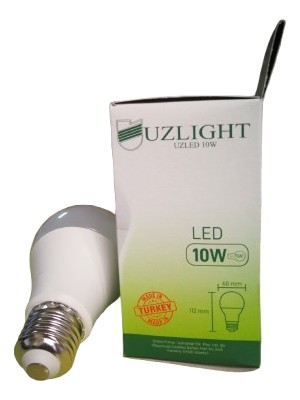 Uzlight 10W 3000K (Sarı Işık) LED Ampul 10 'lu Uzlight