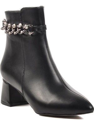 Ayakmod 266 Siyah Içi Polarlı Kadın Bot