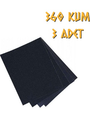 Atlas 188 Su Zımparası 360 Kum - 3 Adet