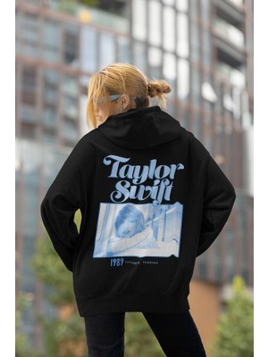Sevbano Taylor Swift Baskılı Unisex Oversize Şarkıcı Hoodie