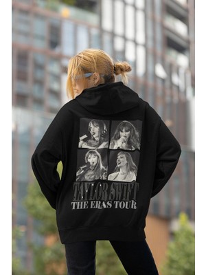 Sevbano Taylor Swift The Eras Tour Baskılı  Oversize Şarkıcı Hoodie