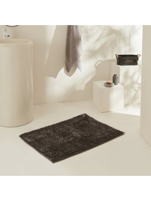 Karaca Home Jules Makarna Banyo Paspası Antrasit 60x90 cm