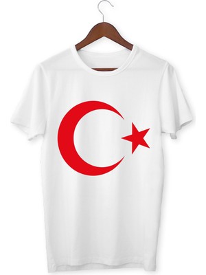 Ay Yıldız Tişört Türk Bayrağı Tişört 29 Ekim Ay Yıldız Baskılı Çocuk T-Shirt