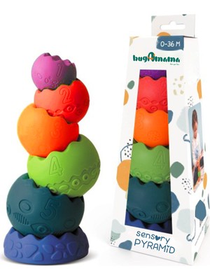 Sensory Yumuşak Piramit: Duyusal Denge Oyuncağı