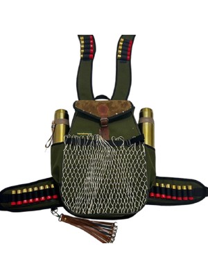 Türk Hunter Türkhunter Kanvas Avcı Çantası Fileli  Çoban Çanta