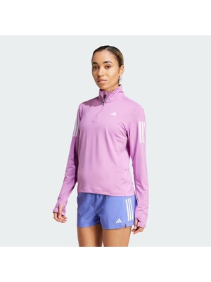 Adidas Own The Run Half-Zip Kadın Sweatshirt