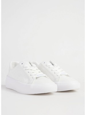 Calvin Klein Beyaz Kadın Sneaker HW0HW02212YBR