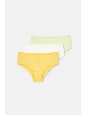 Dagi Multıcolor Kadın 3'lü Desenli Hıpster Külot