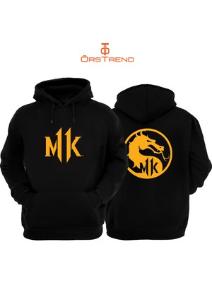 Ors Trend Mortal Kombat 11 Baskılı Unisex Kapşonlu Sweatshirt