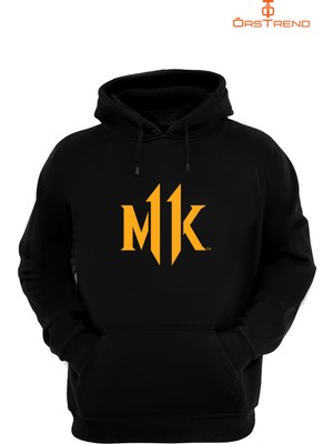 Ors Trend Mortal Kombat 11 Baskılı Unisex Kapşonlu Sweatshirt