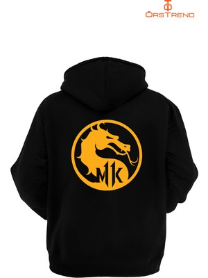 Ors Trend Mortal Kombat 11 Baskılı Unisex Kapşonlu Sweatshirt