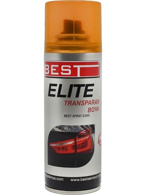 Best Elite Transparan Far Boyası Turuncu 200 ml UV Koruma