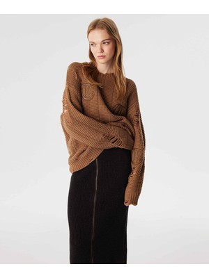 Twist NAKIŞLI OVERSIZE KAZAK TW6240050151003