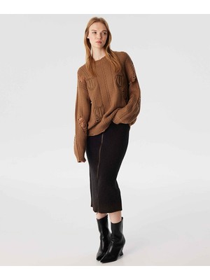 Twist NAKIŞLI OVERSIZE KAZAK TW6240050151003