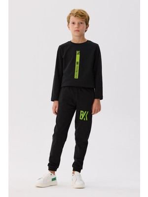 Bg Store Erkek Çocuk Siyah Eşofman Altı