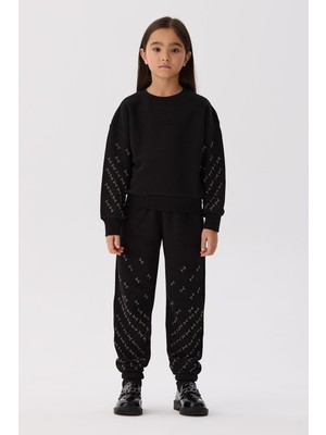 Iceberg Bg Store Kız Çocuk Siyah Sweatshirt