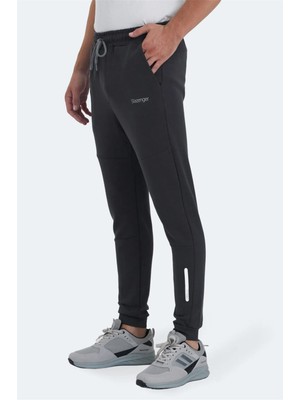 Slazenger KOX I Erkek Slim Fit Eşofman Altı Koyu Gri