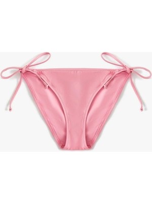 Koton Parlak Brazilian Bikini Altı Yanları Bağlama Detaylı