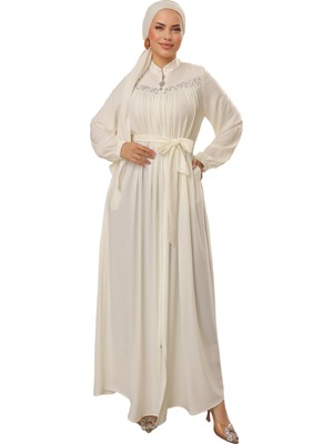 Nissra  Robalı Boncuklu Ferace NSR501601