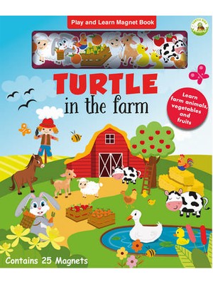Turtle in the Farm Magnet Book
