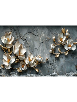 Aden Dekoratif Çiçek Kanvas Tablo