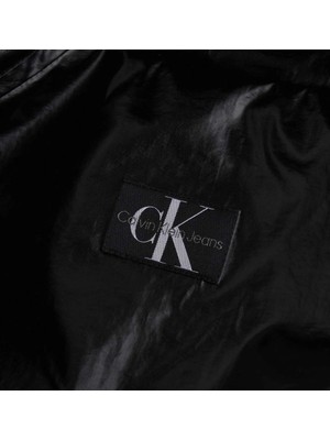 Calvin Klein Glossy Trench Siyah Kadın Ceket