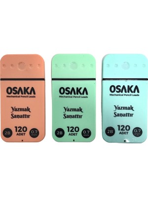 Osaka 120 li 2b Kalem Ucu 75 mm 0.7 mm 3 lü Set