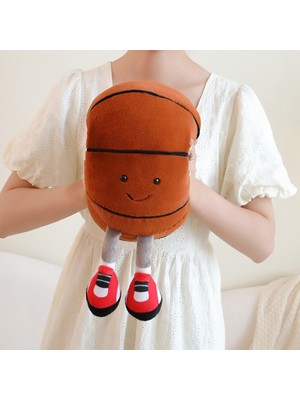 Yummy 25 cm Spor Peluş Oyuncak Basketbol Bebek Çocuk Futbolu Bebek Bebek (Yurt Dışından)