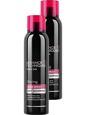 Avon Advance Techniques Kuru Şampuan Arındırıcı Etkiyle 150 ml Kadınlar İçin İkili Set