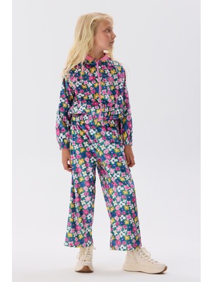 Beverly Hills Polo Club  Kız Çocuk Desenli Eşofman Üstü