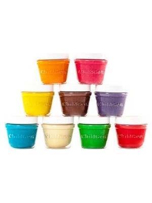 Doğal Oyun Hamuru 9'lu Set 9x125 gr - Premium Kavanoz